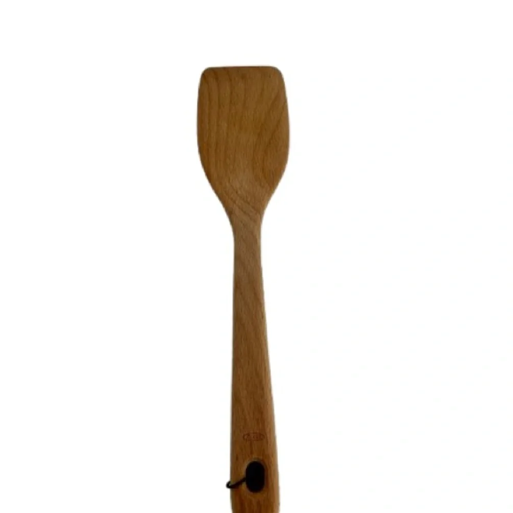 NWOT OXO Wooden sauté one peace cookware paddle hanging hole allows for storage